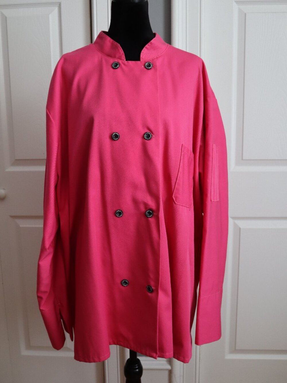 Chefwear Women's Plus Size 4x Chef's Jacket Coat Pink Kitchen Catering Uniform